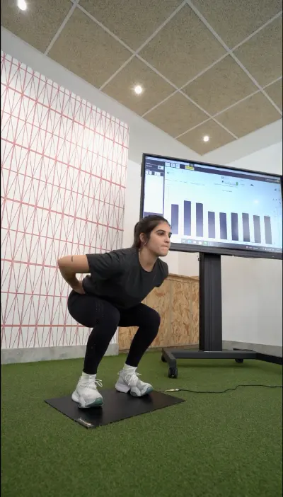 Paciente realizando ejercicios terapéuticos tras cirugía